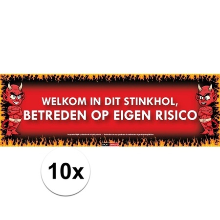 10x Stinkhol Sticky Devil sticker