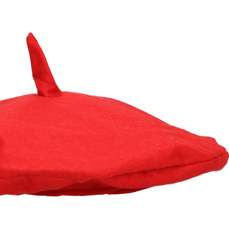 Franse hoedjes rode baretjes 12x