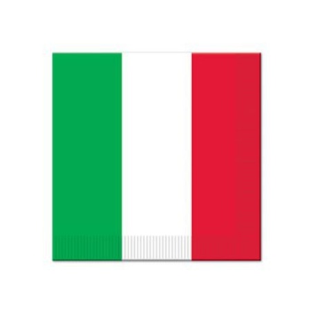 Italy napkin red, white and green