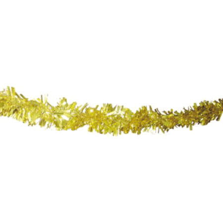 1x Golden Christmas garlands 400 cm decorations