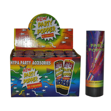 1x Feest poppers 15 cm