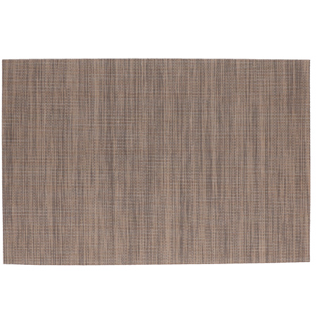 1x Placemat brown woven 45 x 30 cm
