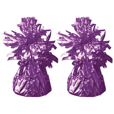 Balloon weight purple 2 pieces