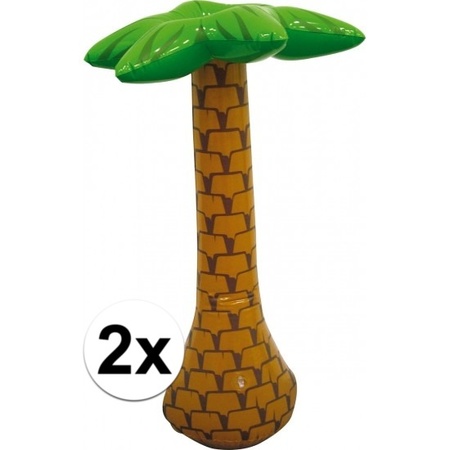 2 Inflatable palm trees 65 cm