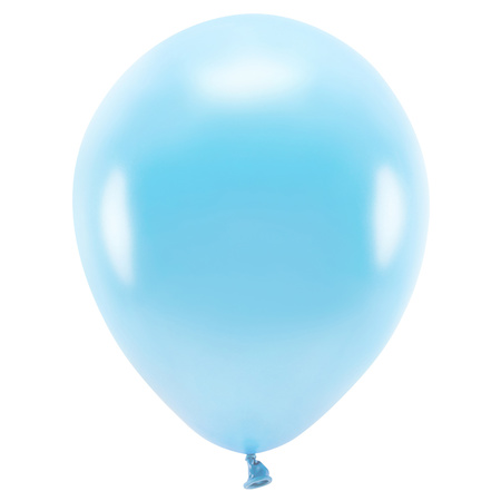 200x Lichtblauwe ballonnen 26 cm eco/biologisch afbreekbaar