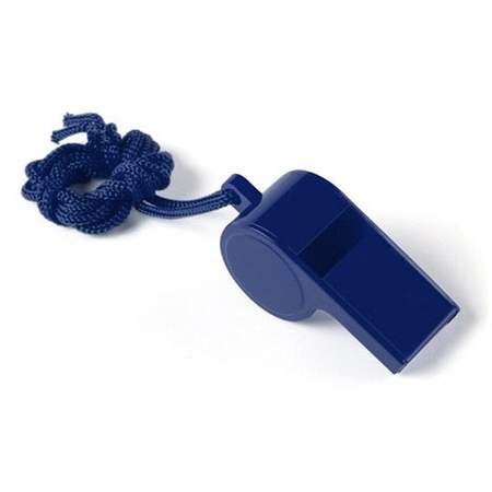 20x Blue whistle on cord