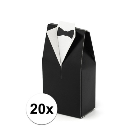 20x Wedding giftboxes groom 