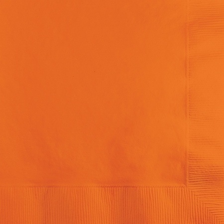 Orange napkins 33 x 33 cm