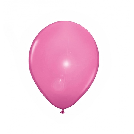 Led light balloons pink 20x pieces