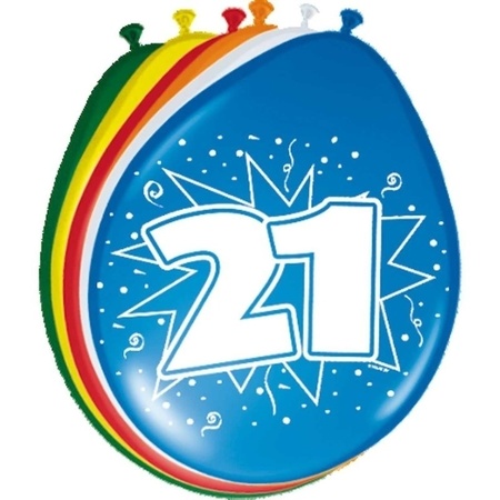 24x Balloons 21 years