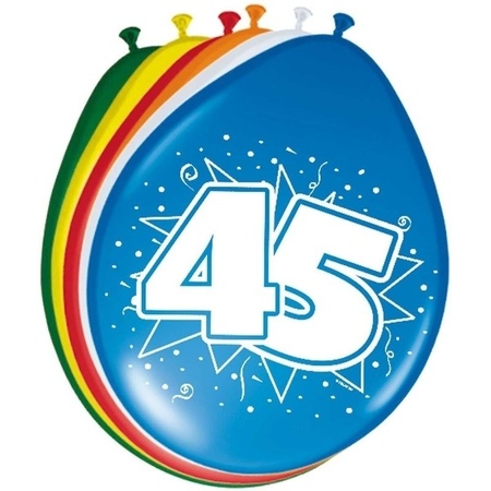 24x Balloons 45 years