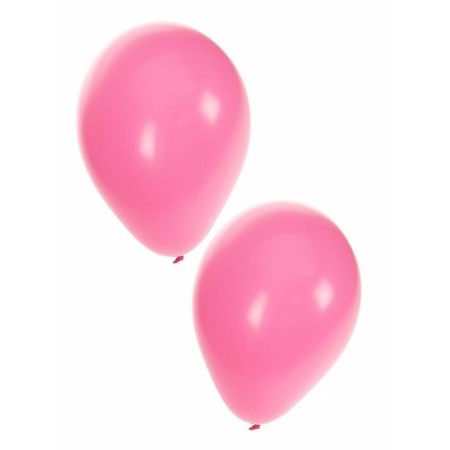 Helium tank with girl birth 50 balloons