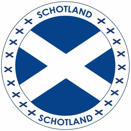 Viltjes met Schotland vlag opdruk