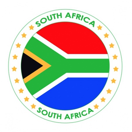 Viltjes met Zuid-Afrika vlag opdruk