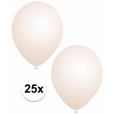 25x Transparante party ballonnen 27 cm