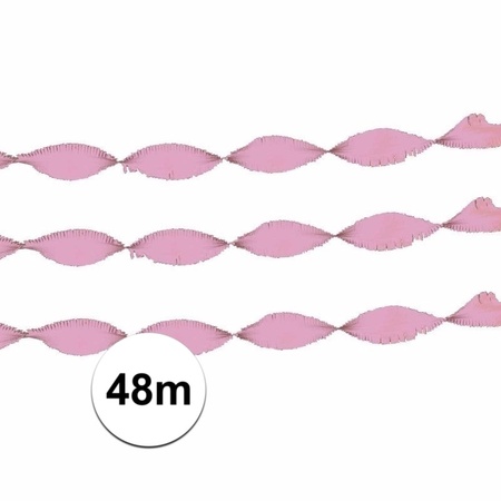 2x Light pink garland 24 m