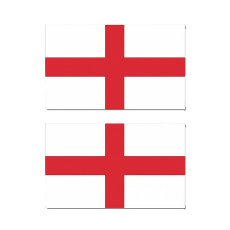2x stuks landenvlag Engeland