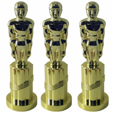 3 golden awards plastic