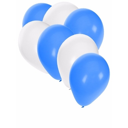 30x balloons in Israeli colors