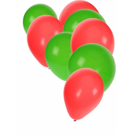 30x balloons in Portuguese colors