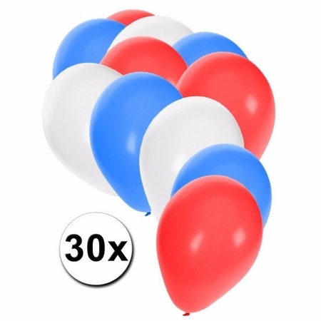 30 Balloons in Czech colors