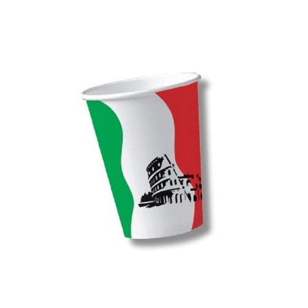Italy disposable cups 30x pieces
