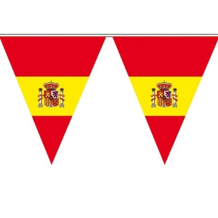 3 punt vlaggetjes Spanje 5 meter