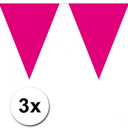 Flag line pink 3x
