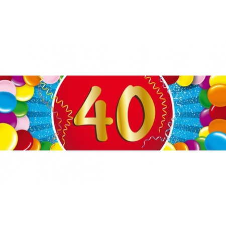 40 jarige feestversiering pakket