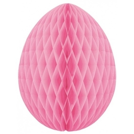 4x Deco easter egg light pink 20 cm