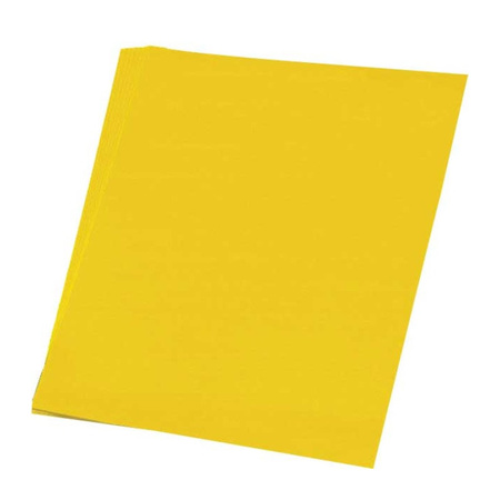 50 sheets yellow A4 hobby paper