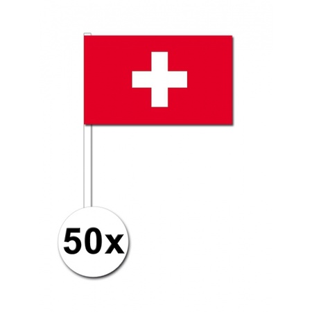 Handvlag Zwitserland set van 50