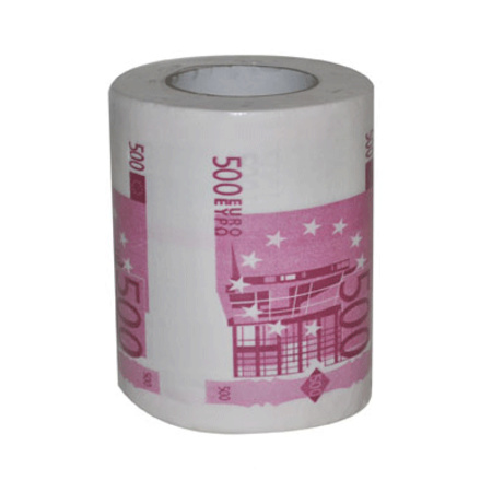 500 euro toilet paper