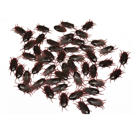 Insecten decoratie Nep kakkerlakken 5x stuks