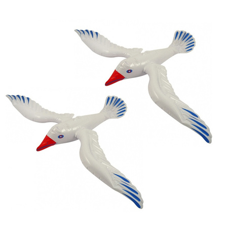 5x pieces inflatable seagull bird 67 cm
