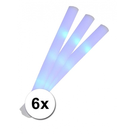 6 party sticks with lights 48 cm