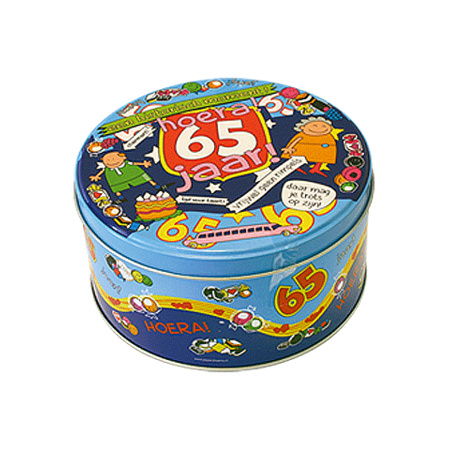  65 year candy box / stock box gift for 65th birthday