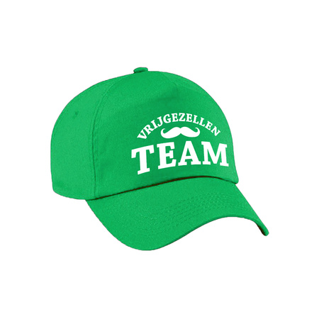 Green Vrijgezellen Team cap for adults