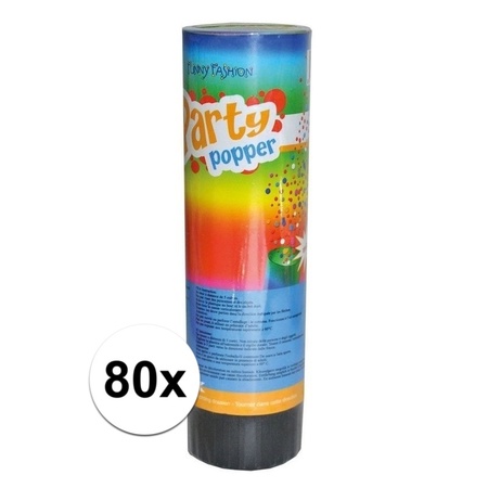 80x Feest poppers 15 cm