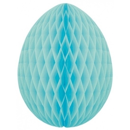 8x Deco easter egg mint green 20 cm