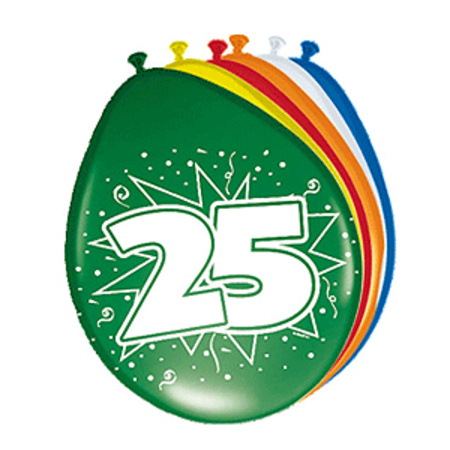 Balloons 25 year 16x + sticker