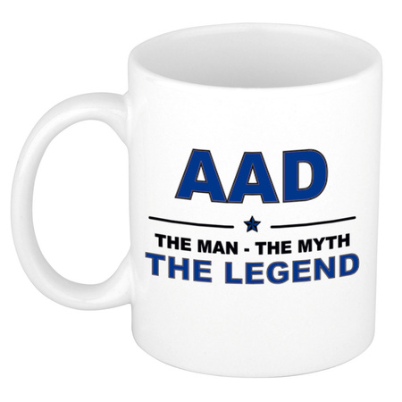 Aad The man, The myth the legend collega kado mokken/bekers 300 ml