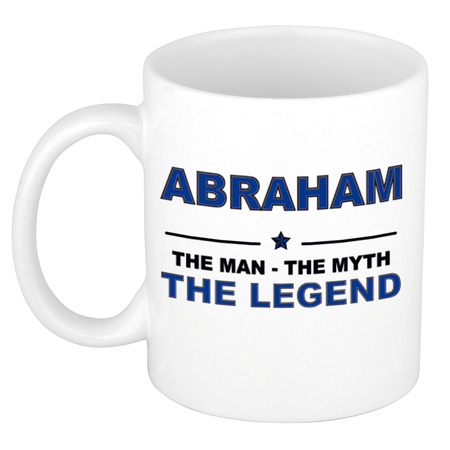 Abraham The man, The myth the legend collega kado mokken/bekers 300 ml