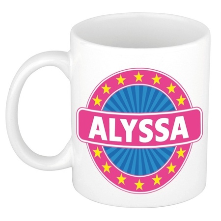 Namen koffiemok / theebeker Alyssa 300 ml