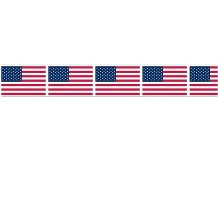 Amerikaanse vlag party tape 6 meter