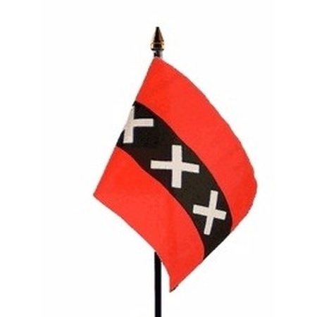 Amsterdam vlaggetje met stokje