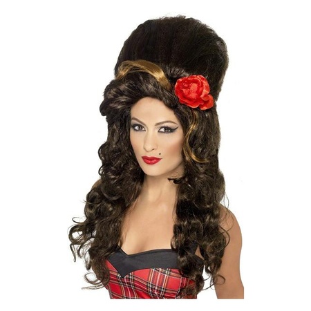 Amy Winehouse wig brown
