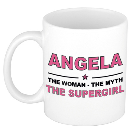 Angela The woman, The myth the supergirl collega kado mokken/bekers 300 ml