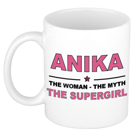 Anika The woman, The myth the supergirl collega kado mokken/bekers 300 ml