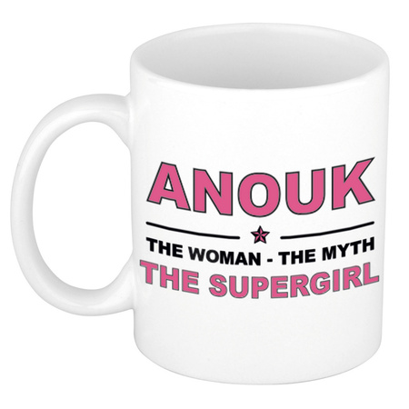 Anouk The woman, The myth the supergirl collega kado mokken/bekers 300 ml